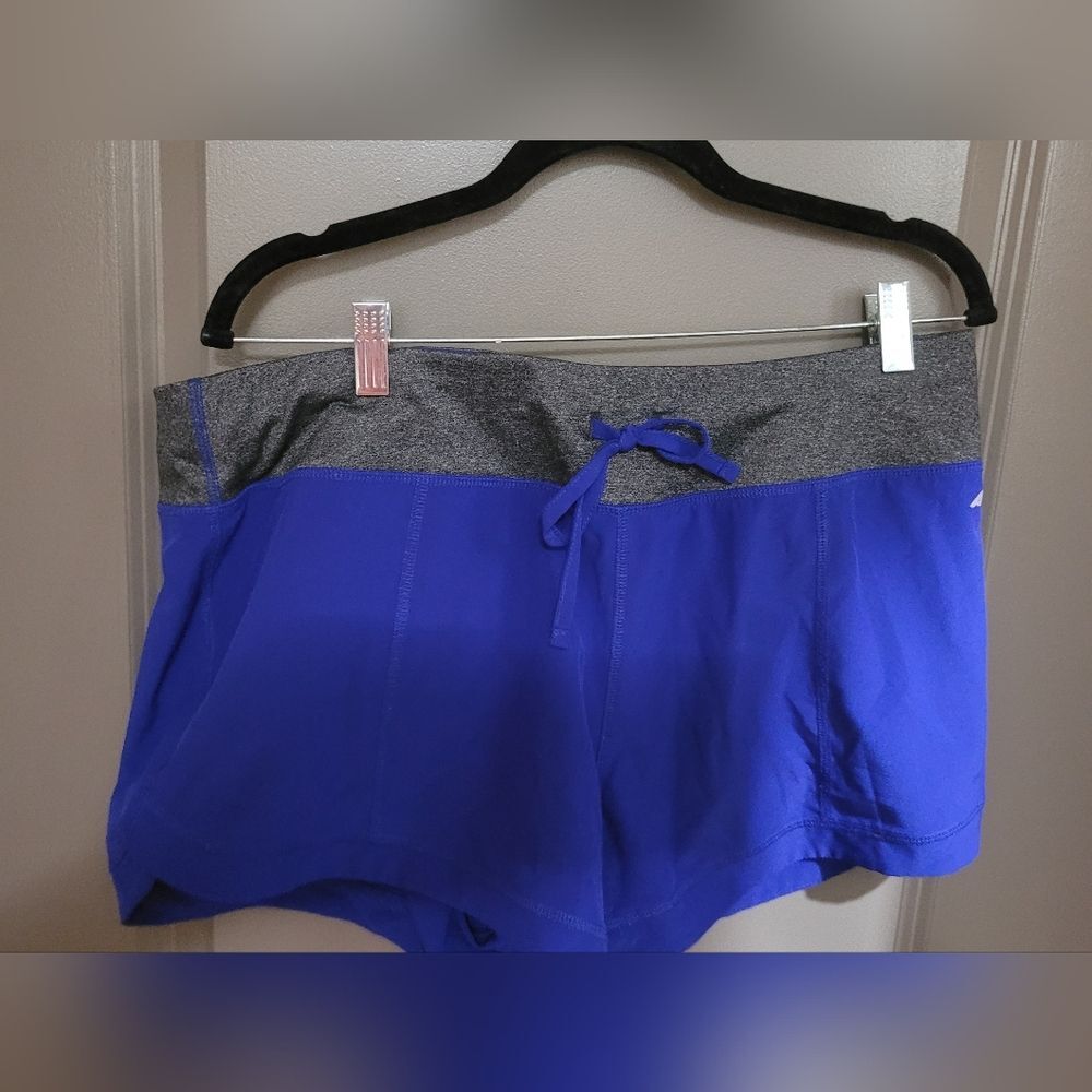Avia Blue and Gray Performance Running Shorts